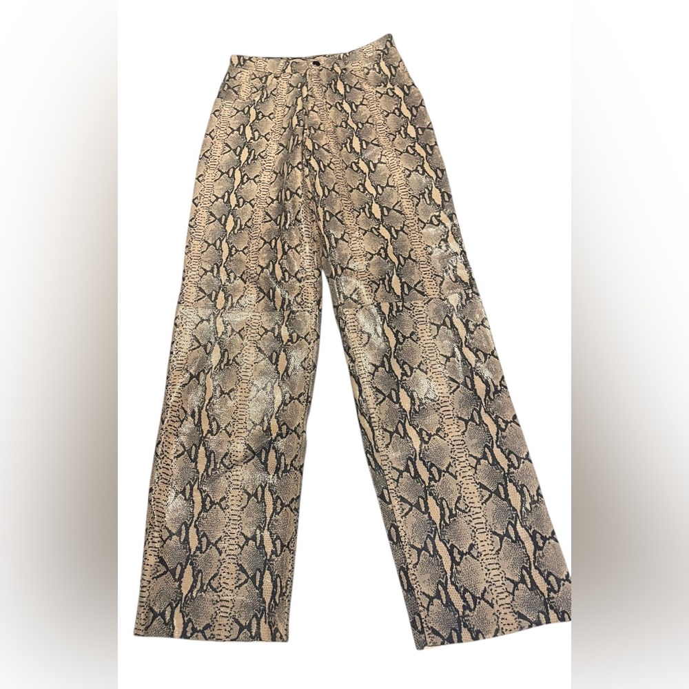 Vintage Wilson’s Genuine Leather Python Snake Pri… - image 3